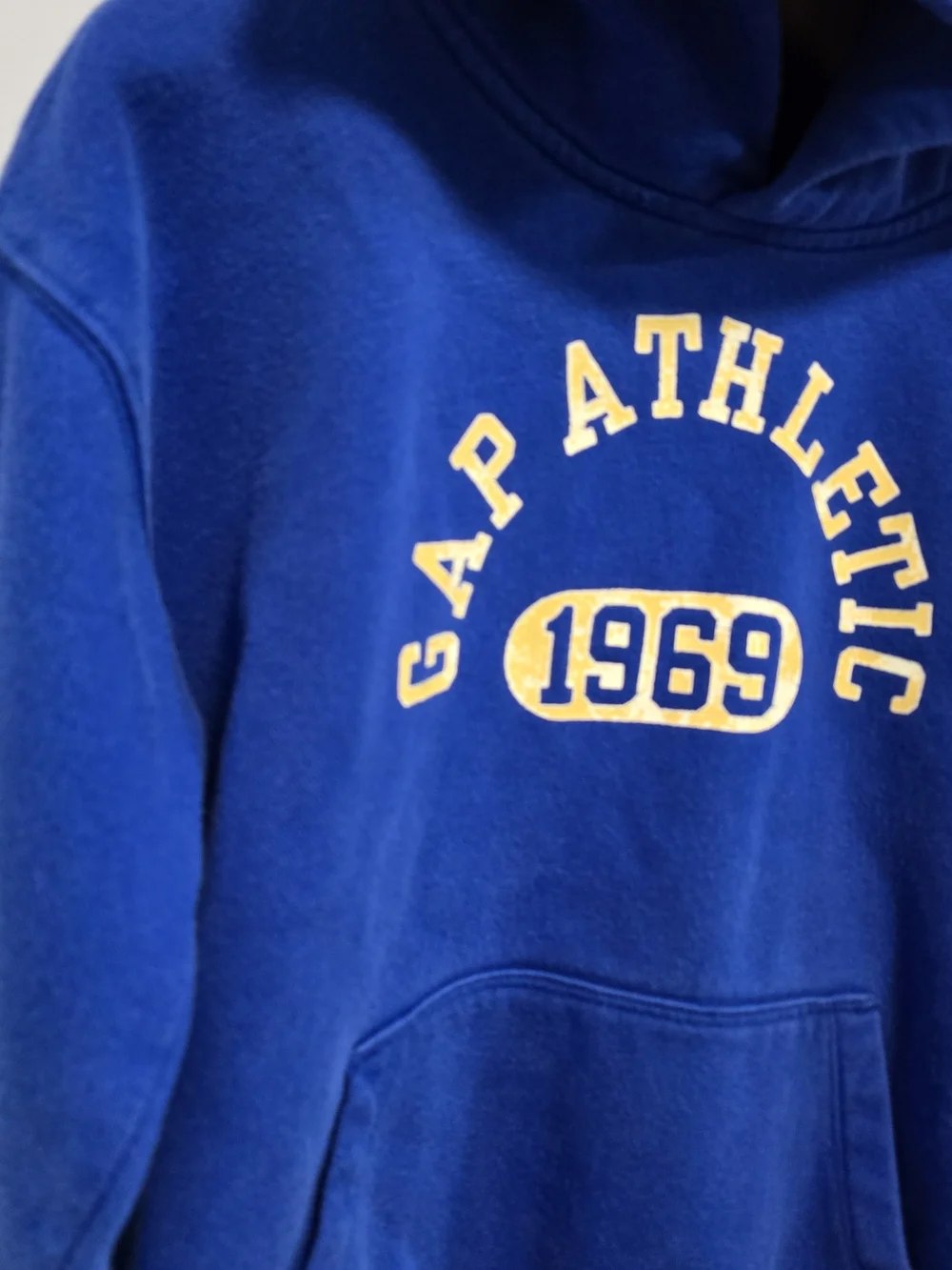 GAP Kids Vintage Soft Gap Athletic Logo Hoodie 6-7